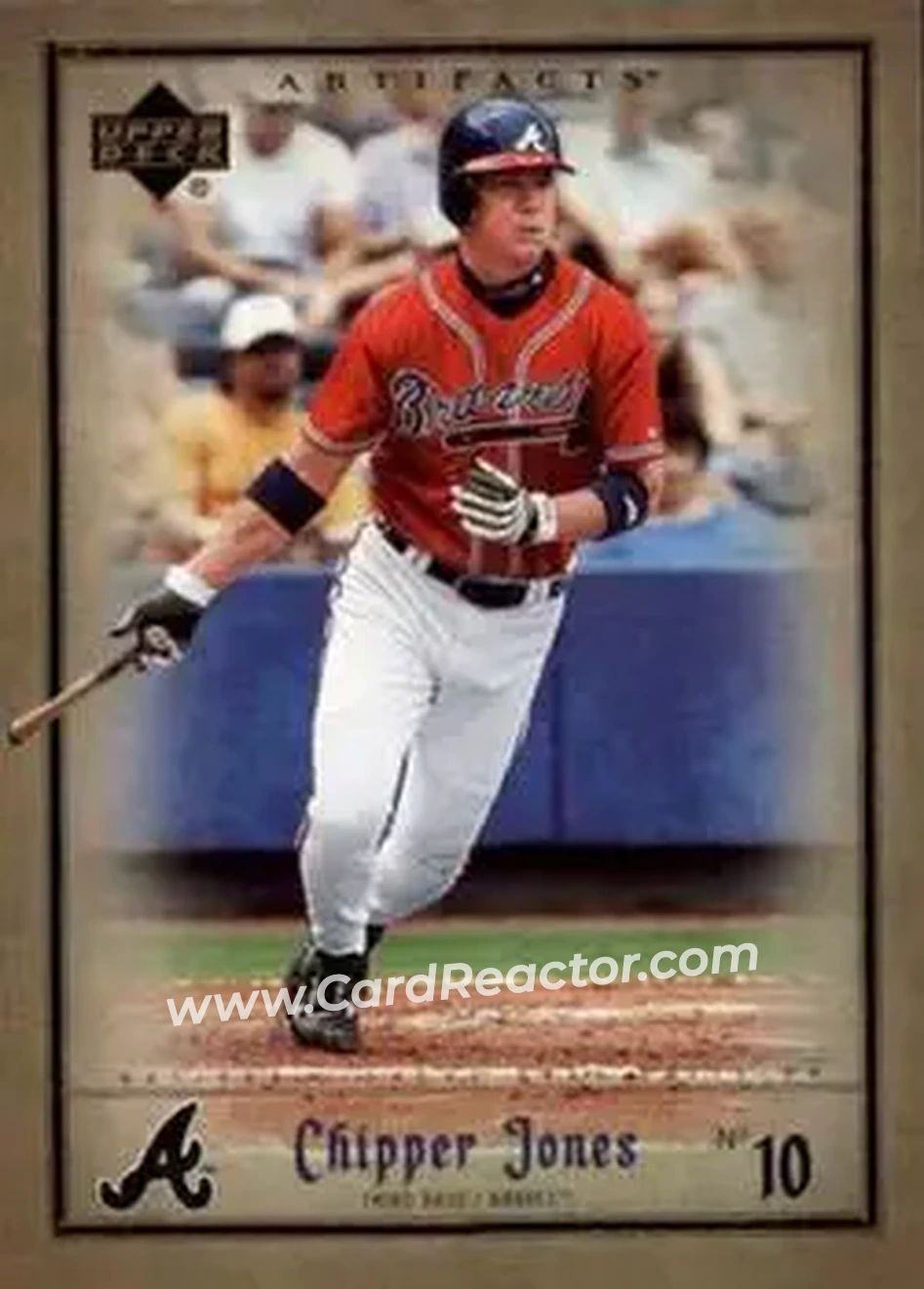 2006 Upper Deck Artifacts #5 - Chipper Jones - Atlanta Braves - Front