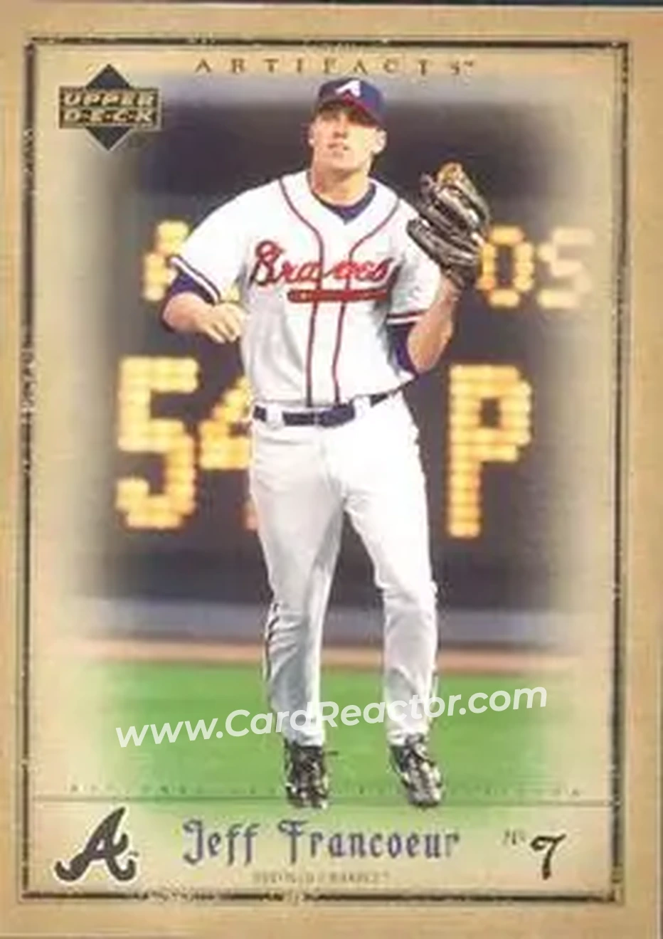 2006 Upper Deck Artifacts #7 - Jeff Francoeur - Atlanta Braves - Front
