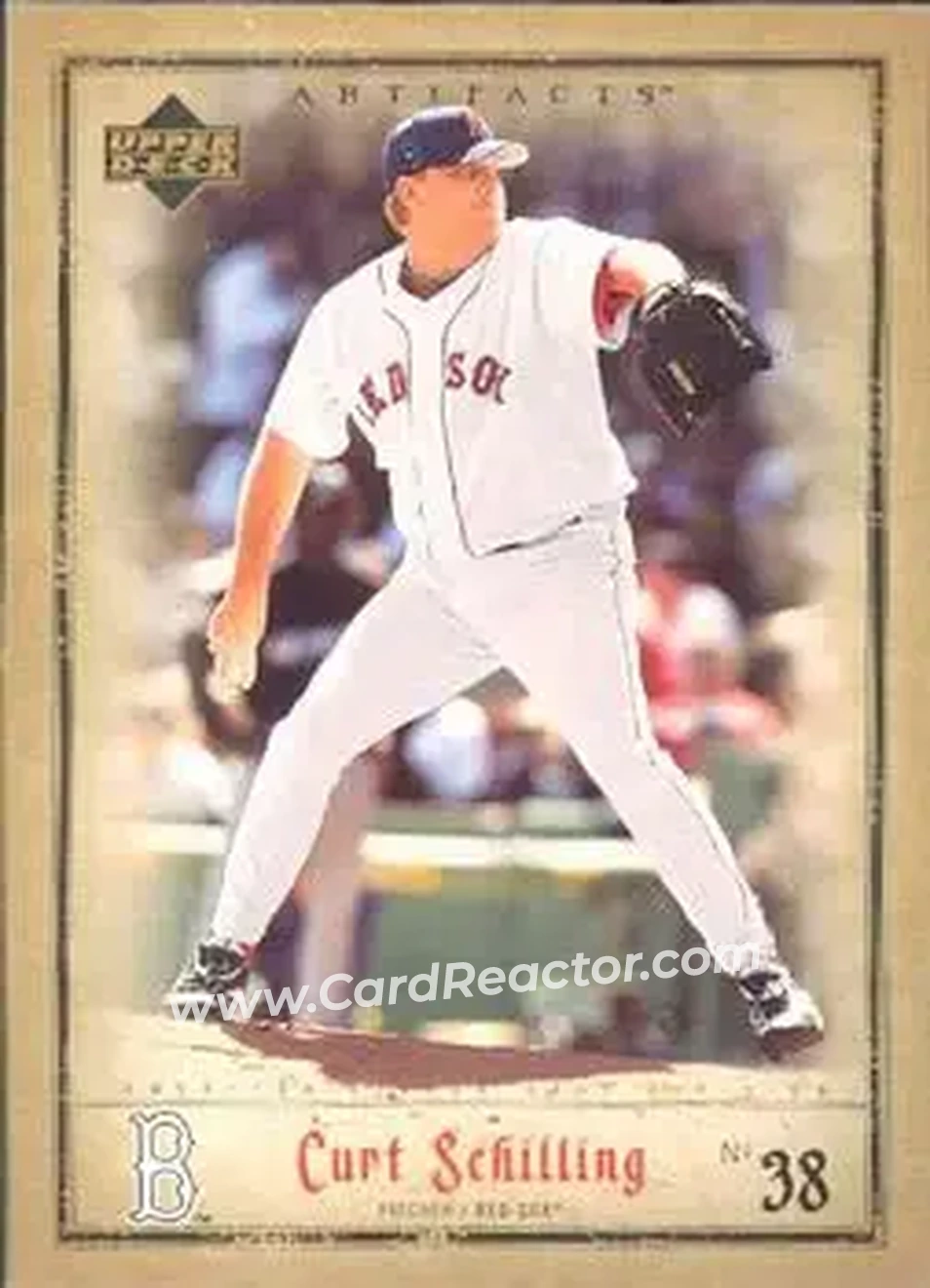 2006 Upper Deck Artifacts #11 - Curt Schilling - Boston Red Sox - Front 2006 Upper Deck Artifacts #11 - Curt Schilling - Boston Red Sox - Front