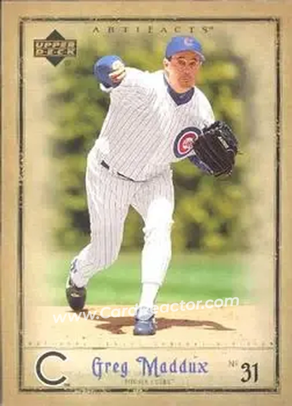 2006 Upper Deck Artifacts #19 - Greg Maddux - Chicago Cubs - Front