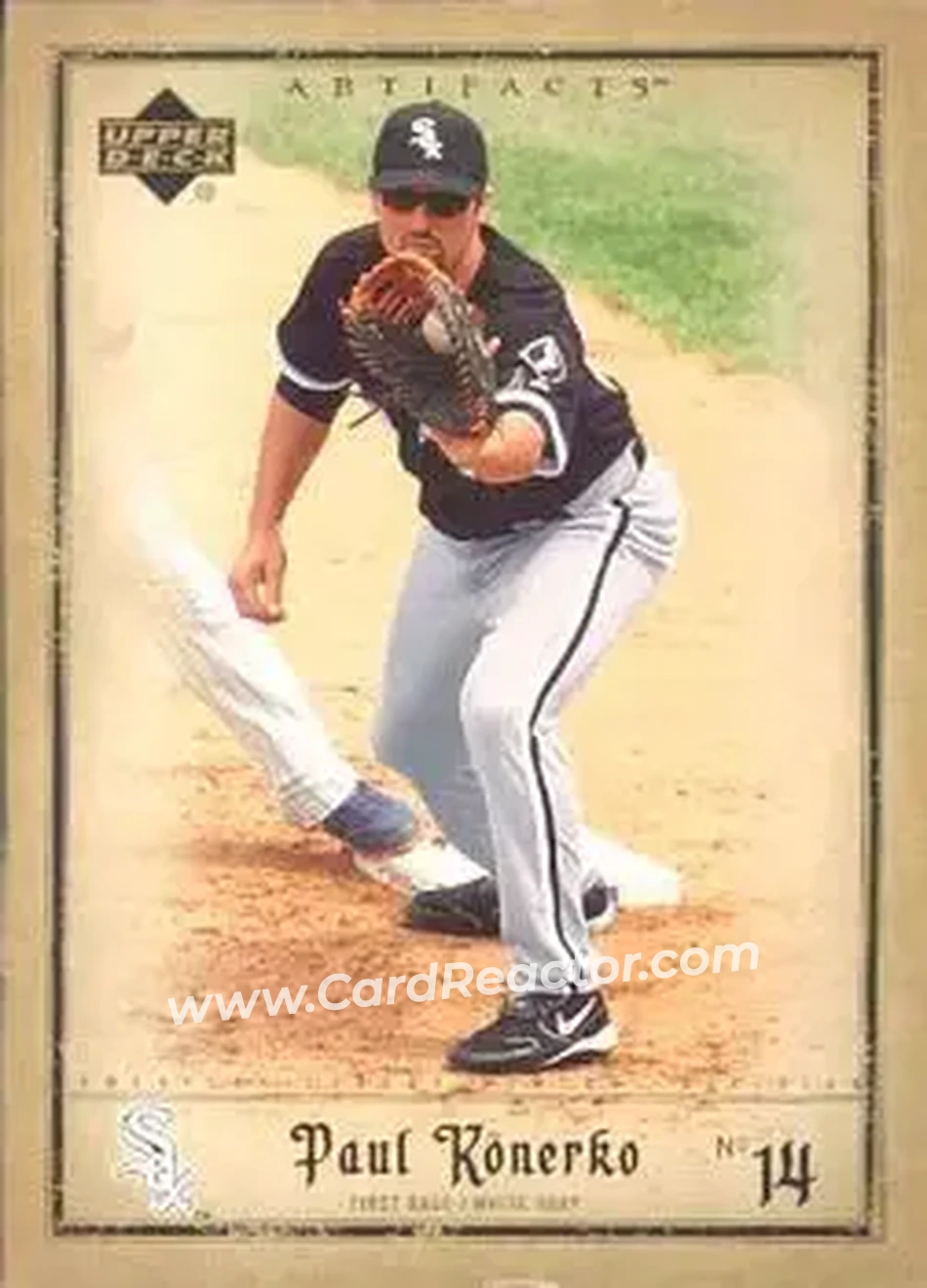 2006 Upper Deck Artifacts #22 - Paul Konerko - Chicago White Sox - Front 2006 Upper Deck Artifacts #22 - Paul Konerko - Chicago White Sox - Front