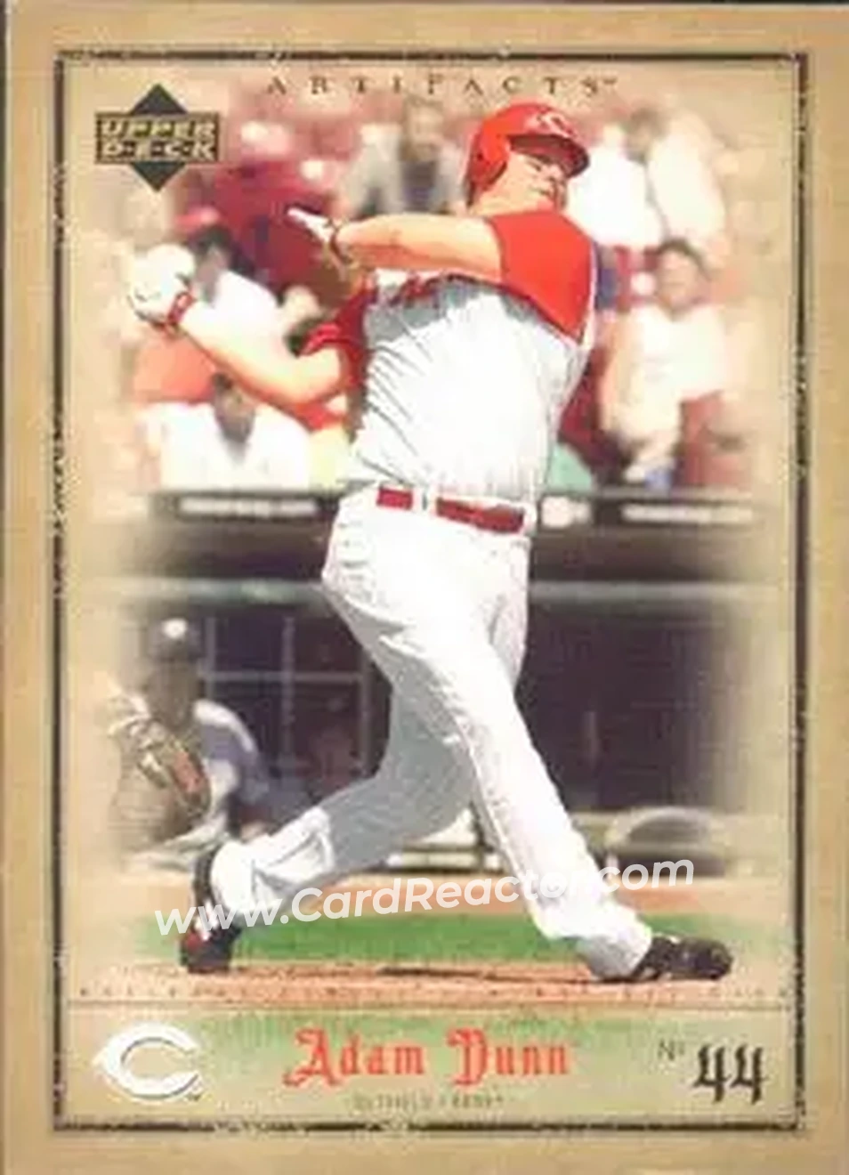 2006 Upper Deck Artifacts #23 - Adam Dunn - Cincinnati Reds - Front 2006 Upper Deck Artifacts #23 - Adam Dunn - Cincinnati Reds - Front