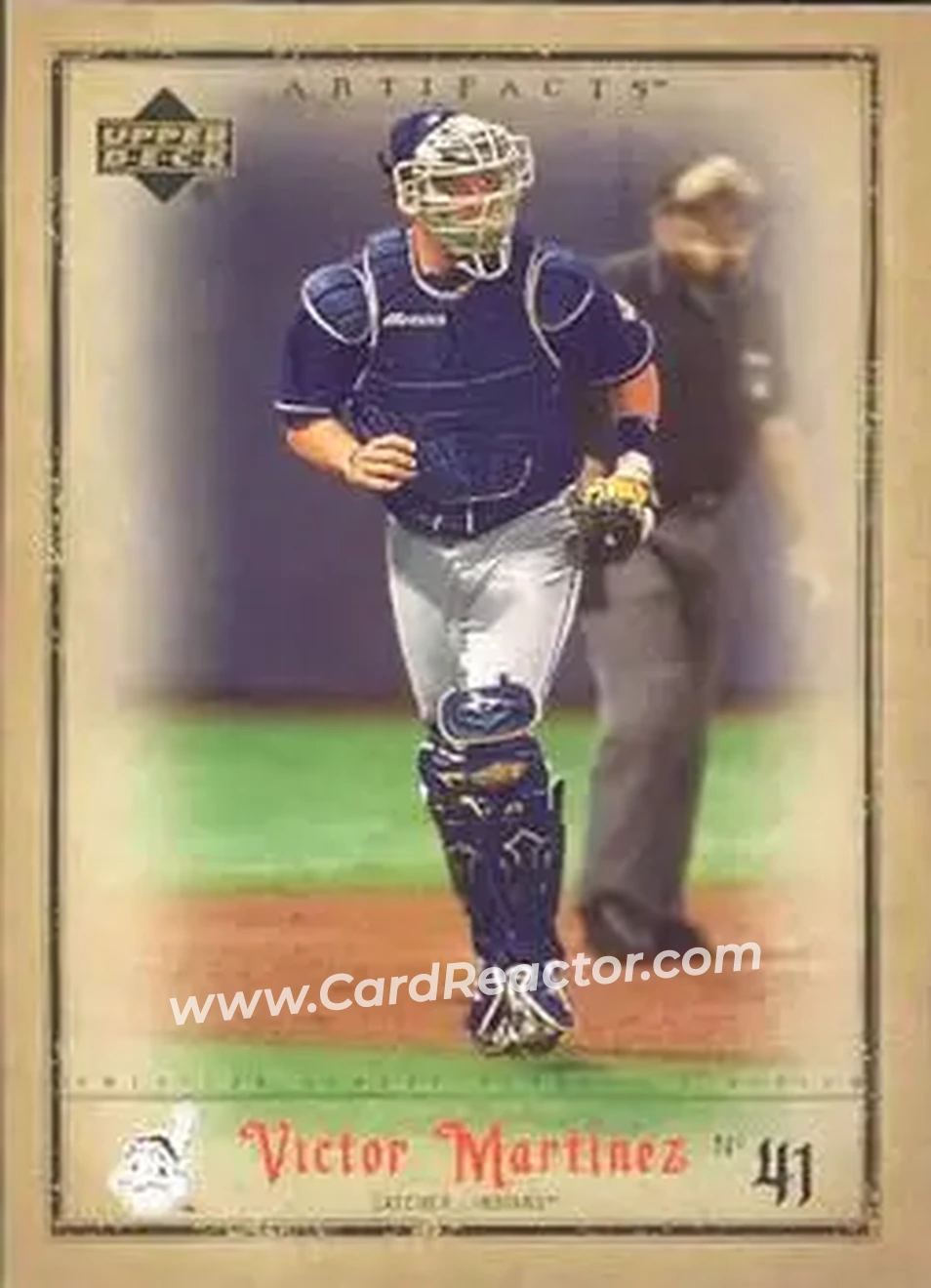2006 Upper Deck Artifacts #26 - Victor Martinez - Cleveland Indians - Front