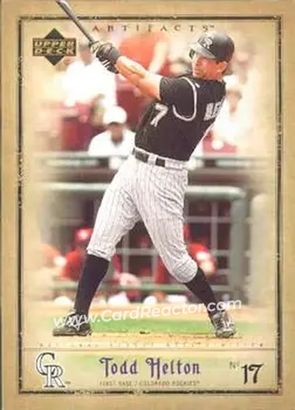 2006 Upper Deck Artifacts #27 - Todd Helton - Colorado Rockies - Front 2006 Upper Deck Artifacts #27 - Todd Helton - Colorado Rockies - Front