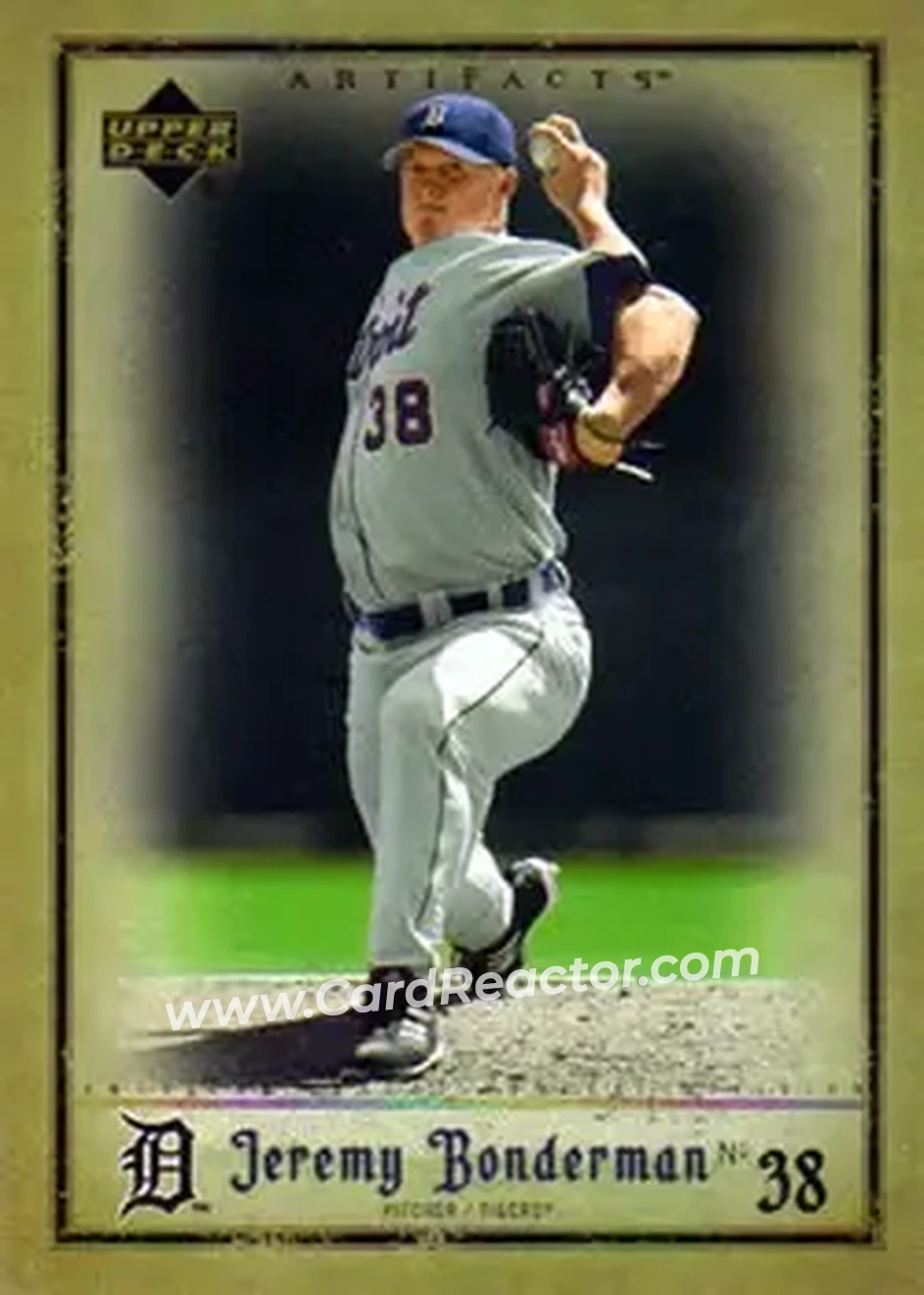 2006 Upper Deck Artifacts #29 - Jeremy Bonderman - Detroit Tigers - Front 2006 Upper Deck Artifacts #29 - Jeremy Bonderman - Detroit Tigers - Front