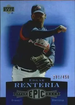 2006 Upper Deck Epic #11 - Edgar Renteria - Atlanta Braves