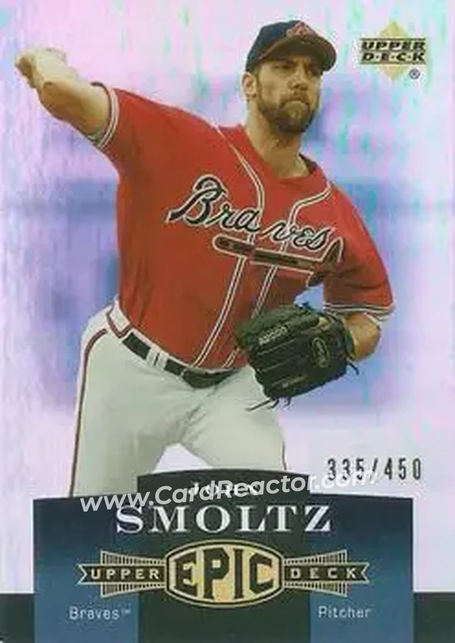 2006 Upper Deck Epic #13 - John Smoltz - Atlanta Braves - Front