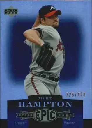 2006 Upper Deck Epic #15 - Mike Hampton - Atlanta Braves