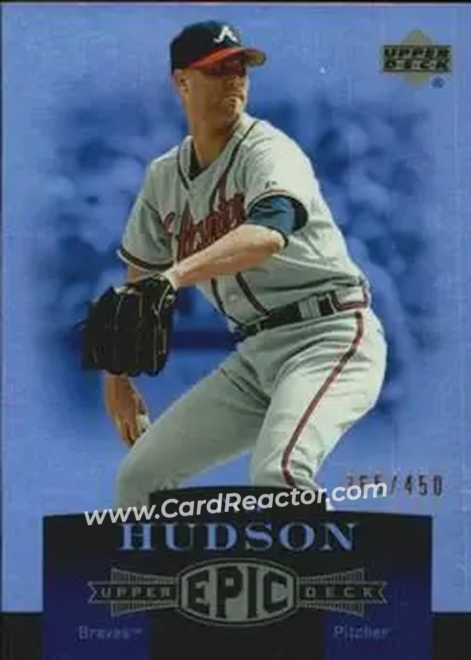 2006 Upper Deck Epic #16 - Tim Hudson - Atlanta Braves - Front 2006 Upper Deck Epic #16 - Tim Hudson - Atlanta Braves - Front