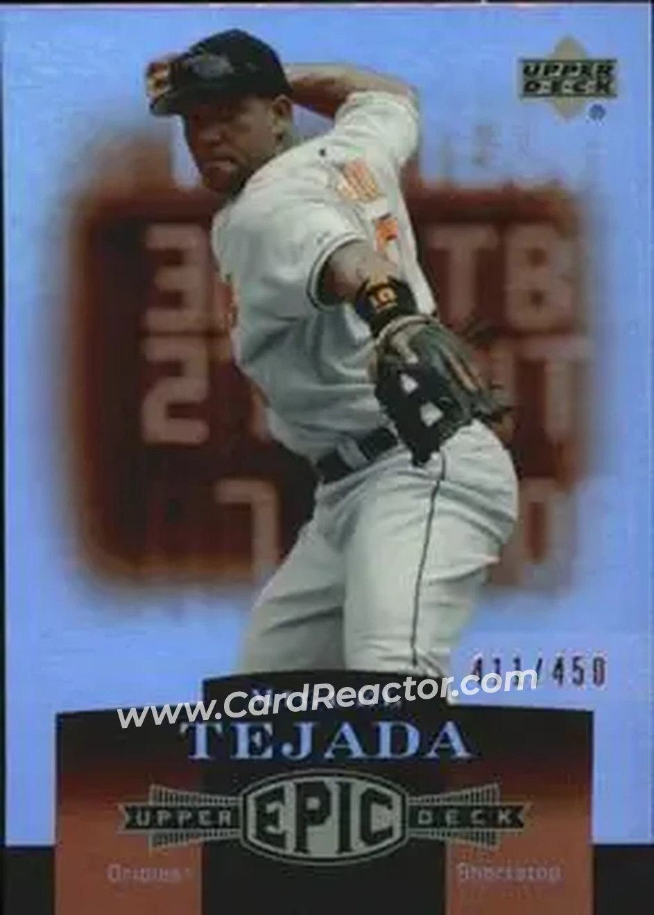 2006 Upper Deck Epic #23 - Miguel Tejada - Baltimore Orioles - Front