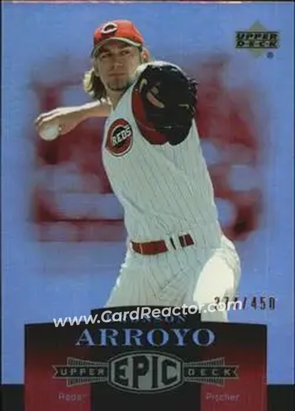 2006 Upper Deck Epic #27 - Bronson Arroyo - Cincinnati Reds - Front