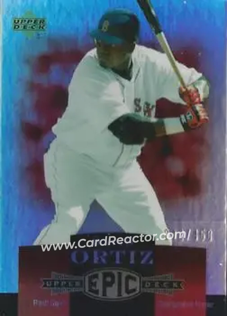 2006 Upper Deck Epic #29 - David Ortiz - Boston Red Sox - Front 2006 Upper Deck Epic #29 - David Ortiz - Boston Red Sox - Front
