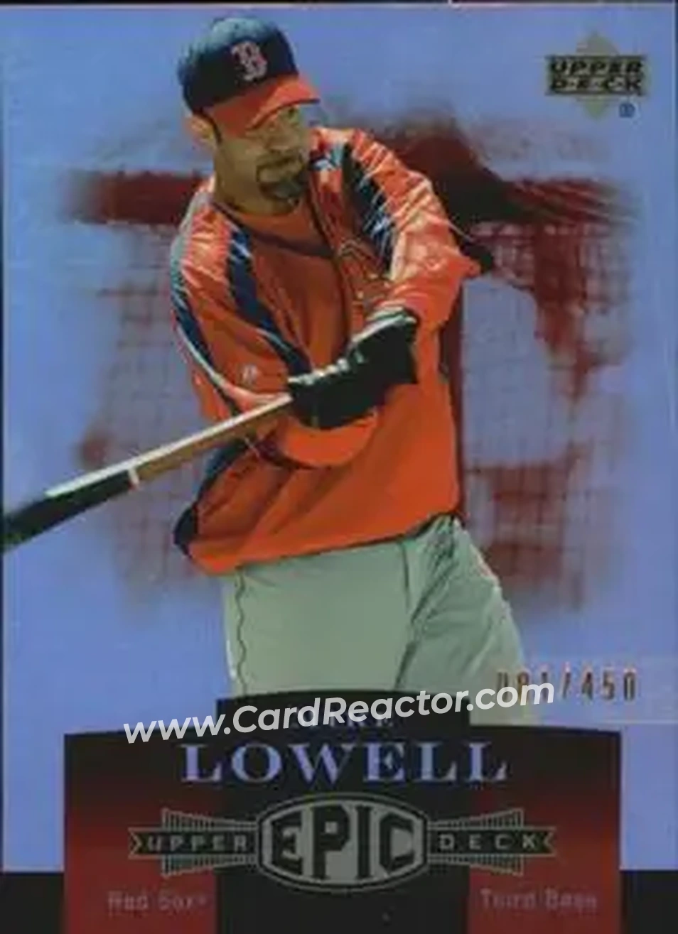 2006 Upper Deck Epic #36 - Mike Lowell - Boston Red Sox - Front
