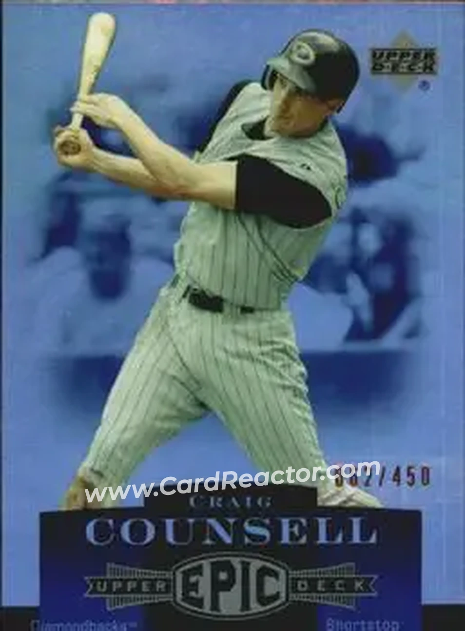 2006 Upper Deck Epic #3 - Craig Counsell - Arizona Diamondbacks - Front