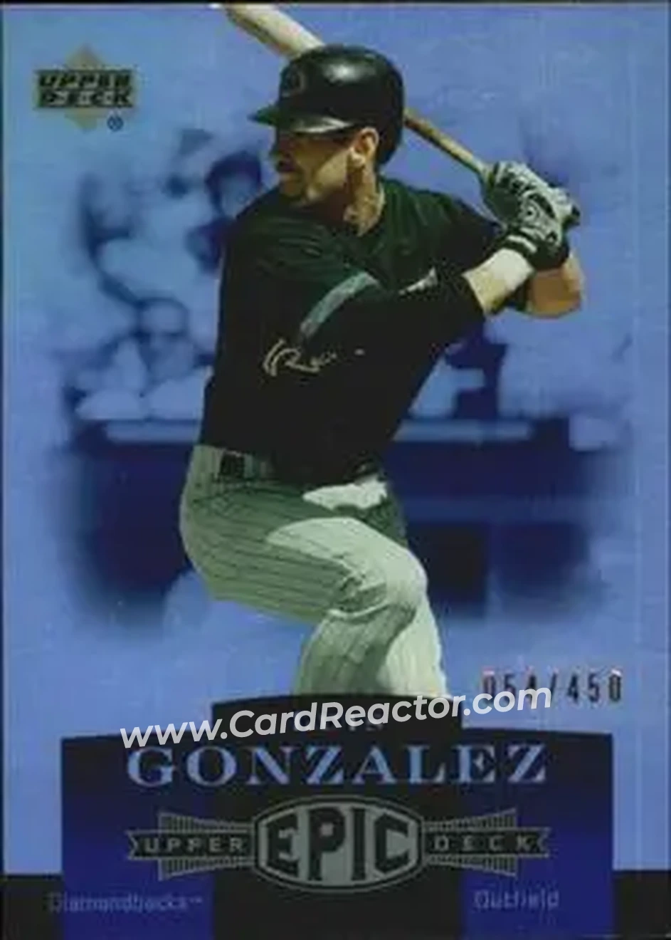 2006 Upper Deck Epic #4 - Luis Gonzalez - Arizona Diamondbacks - Front