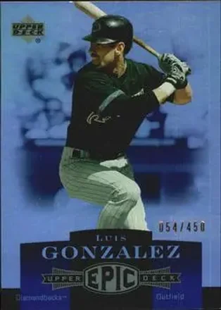 Luis Gonzalez · 2006 Upper Deck Epic #4