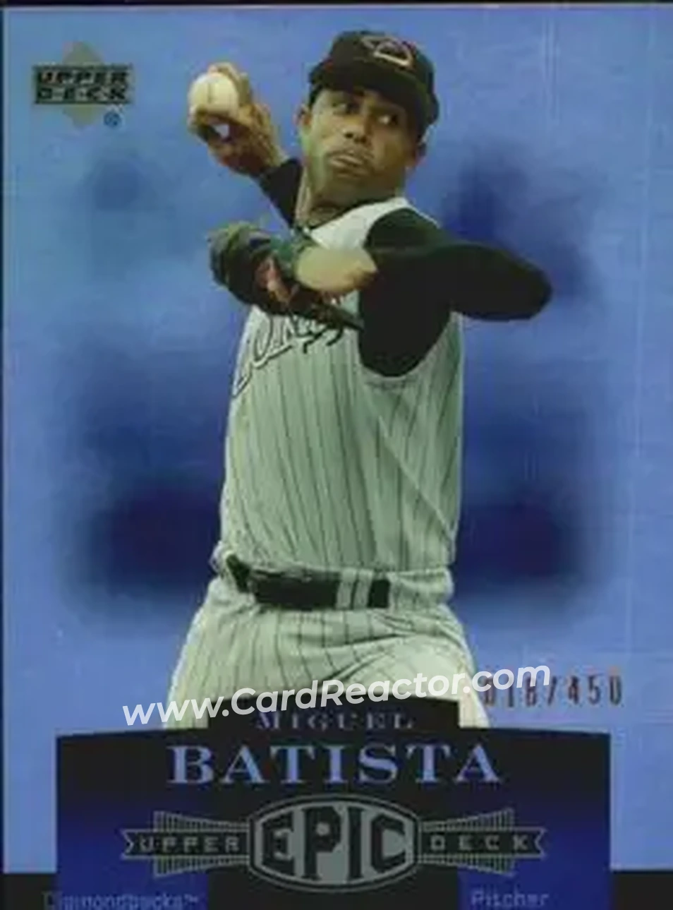 2006 Upper Deck Epic #5 - Miguel Batista - Arizona Diamondbacks - Front