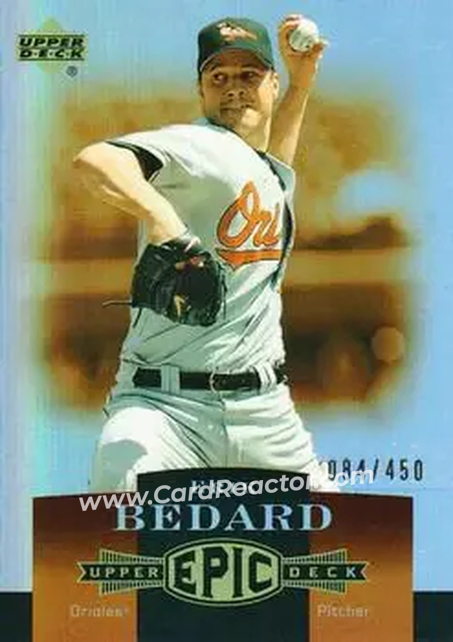 2006 Upper Deck Epic #17 - Erik Bedard - Baltimore Orioles - Front