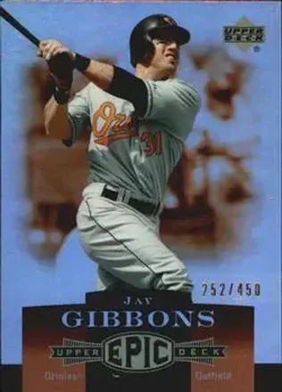 Jay Gibbons · 2006 Upper Deck Epic #20
