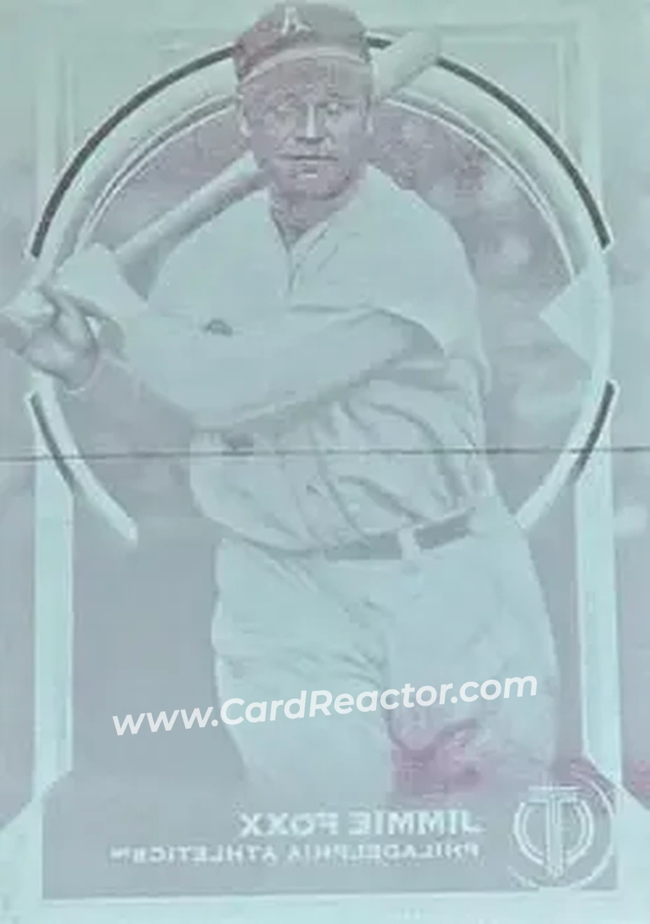 2026 Topps Tribute - Printing Plate Magenta #82 - Jimmie Foxx - Philadelphia Athletics - Front 2026 Topps Tribute - Printing Plate Magenta #82 - Jimmie Foxx - Philadelphia Athletics - Front