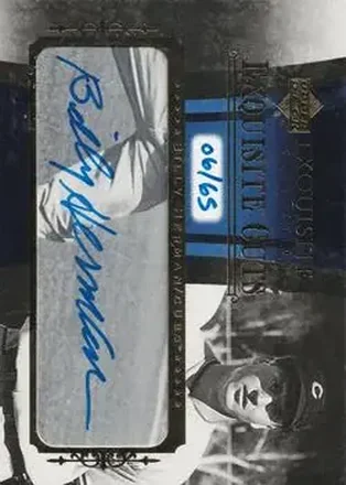 2006 Upper Deck Exquisite Collection - Exquisite Cuts #EC-BH - Billy Herman - Chicago Cubs