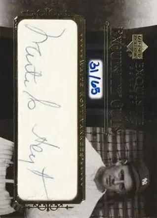2006 Upper Deck Exquisite Collection - Exquisite Cuts #EC-WH - Waite Hoyt - New York Yankees