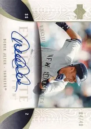 2006 Upper Deck Exquisite Collection - Exquisite Endorsements #EN-DJ - Derek Jeter - New York Yankees