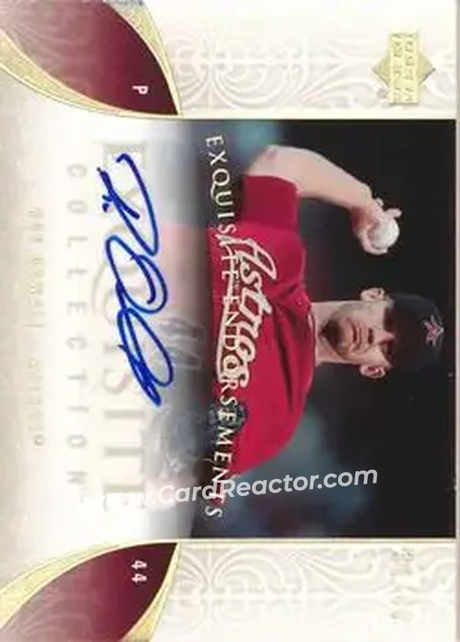 2006 Upper Deck Exquisite Collection - Exquisite Endorsements #EN-RO - Roy Oswalt - Houston Astros - Front