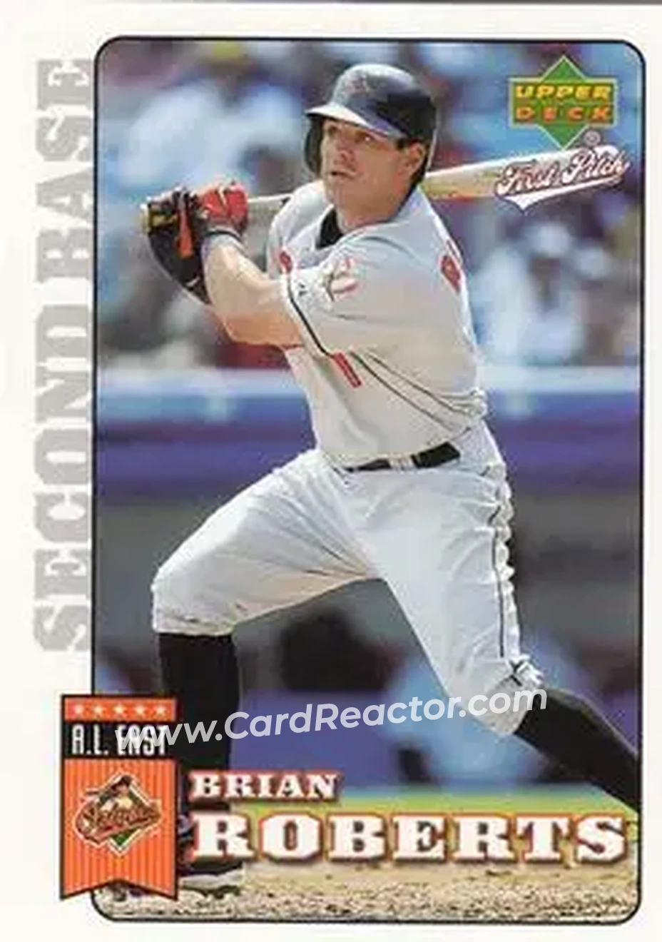 2006 Upper Deck First Pitch #15 - Brian Roberts - Baltimore Orioles - Front