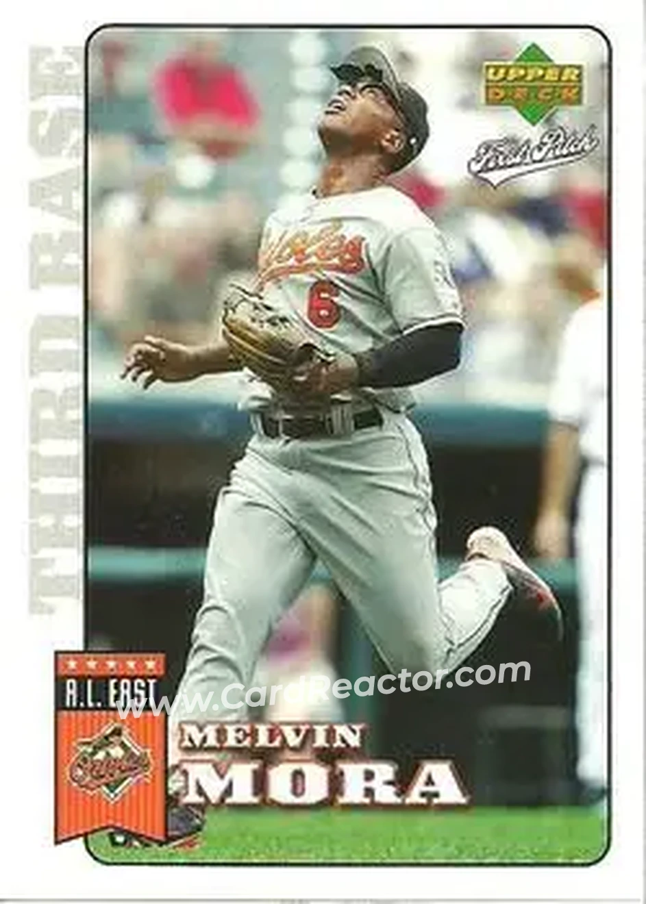 2006 Upper Deck First Pitch #18 - Melvin Mora - Baltimore Orioles - Front 2006 Upper Deck First Pitch #18 - Melvin Mora - Baltimore Orioles - Front