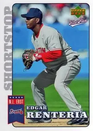 2006 Upper Deck First Pitch #25 - Edgar Renteria - Atlanta Braves