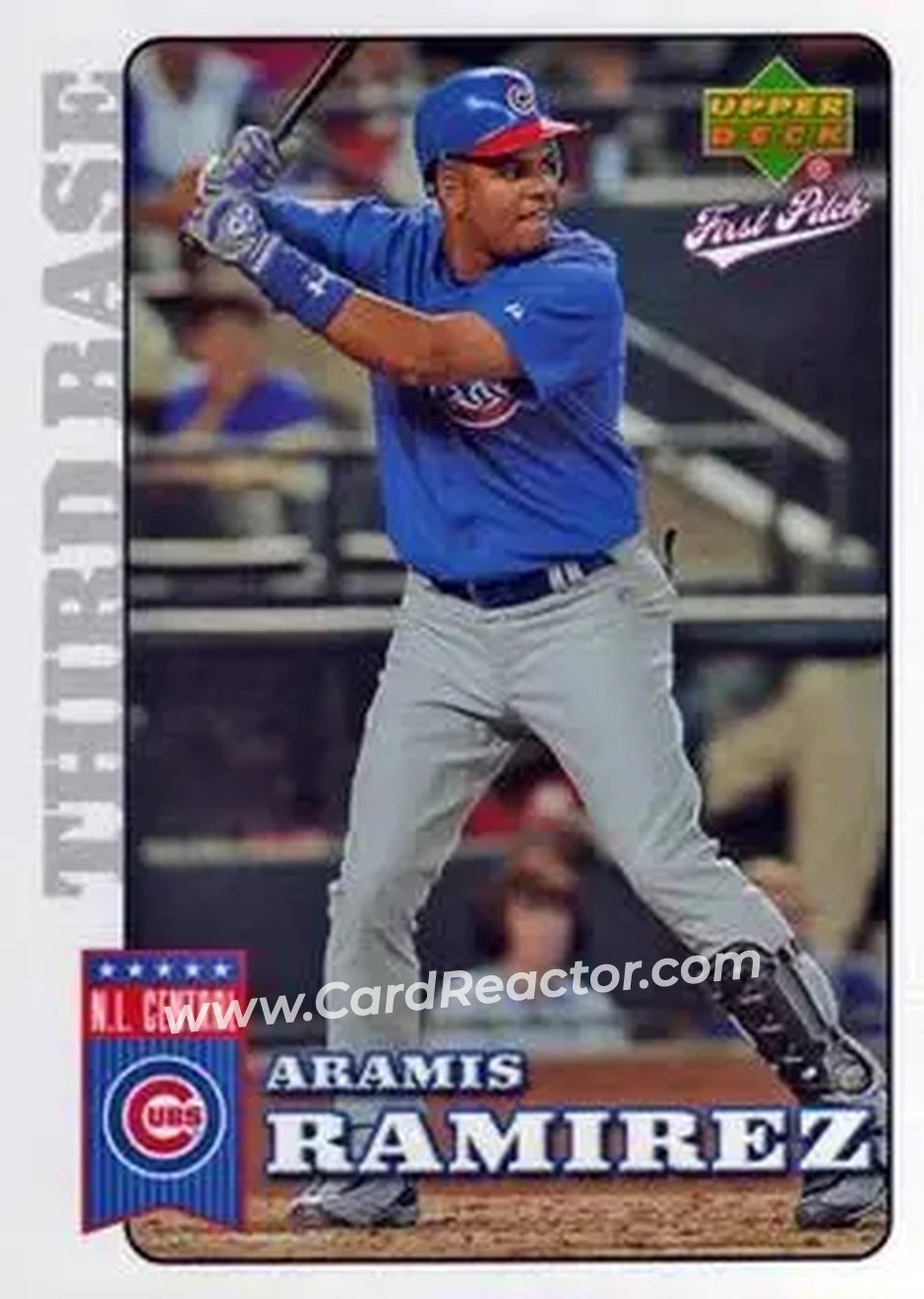 2006 Upper Deck First Pitch #30 - Aramis Ramirez - Chicago Cubs - Front 2006 Upper Deck First Pitch #30 - Aramis Ramirez - Chicago Cubs - Front
