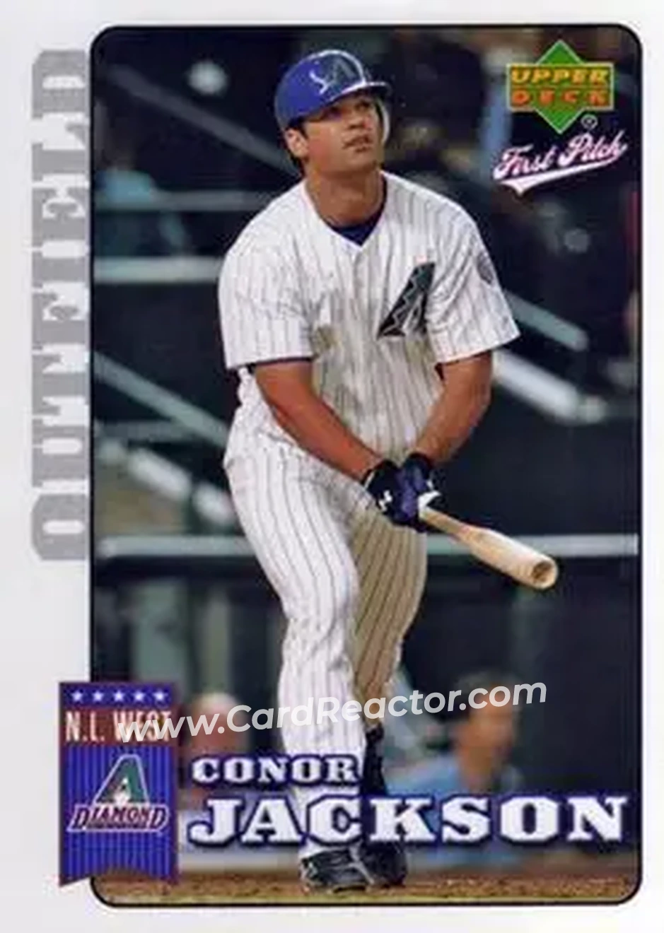2006 Upper Deck First Pitch #2 - Conor Jackson - Arizona Diamondbacks - Front 2006 Upper Deck First Pitch #2 - Conor Jackson - Arizona Diamondbacks - Front