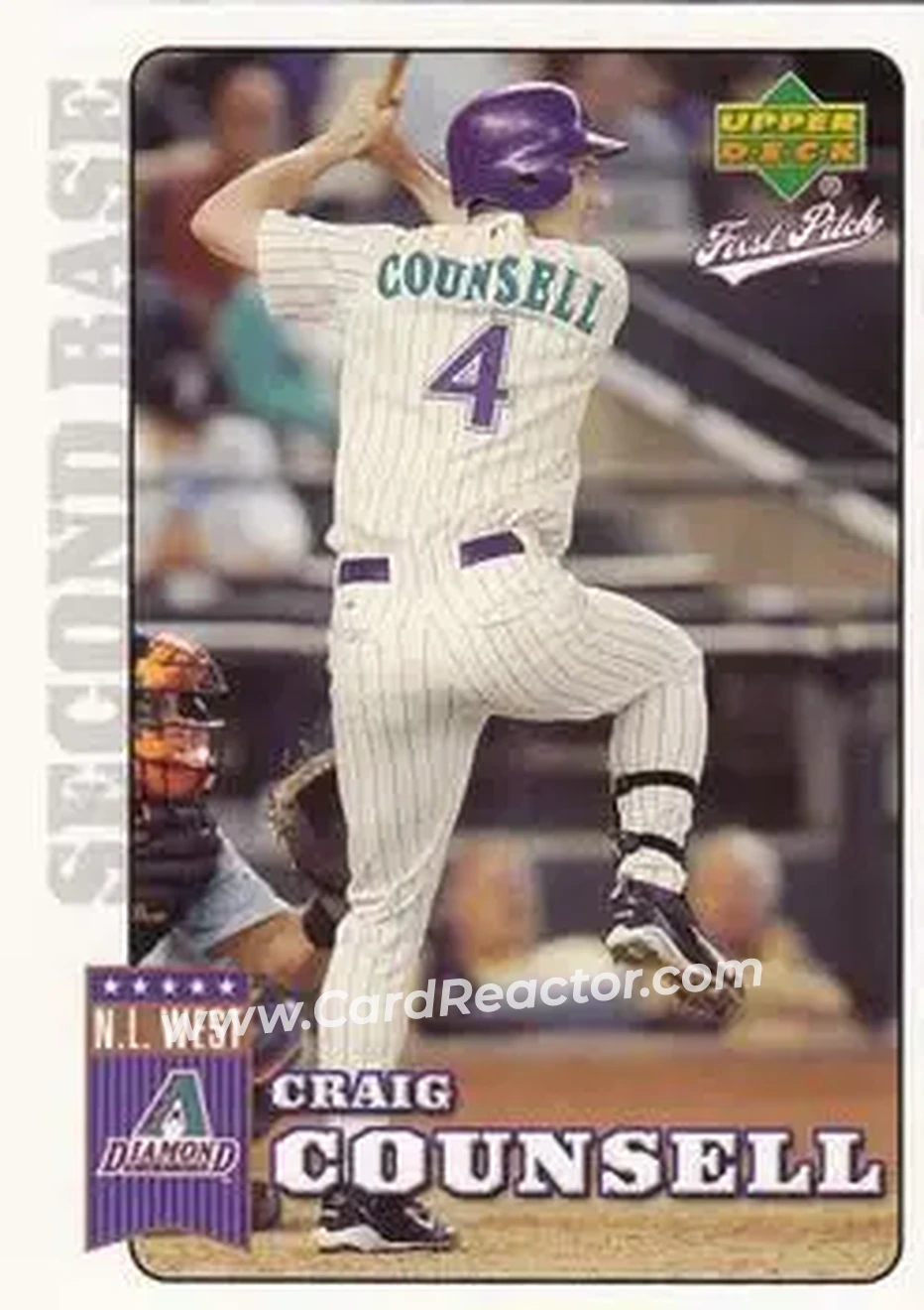 2006 Upper Deck First Pitch #3 - Craig Counsell - Arizona Diamondbacks - Front 2006 Upper Deck First Pitch #3 - Craig Counsell - Arizona Diamondbacks - Front