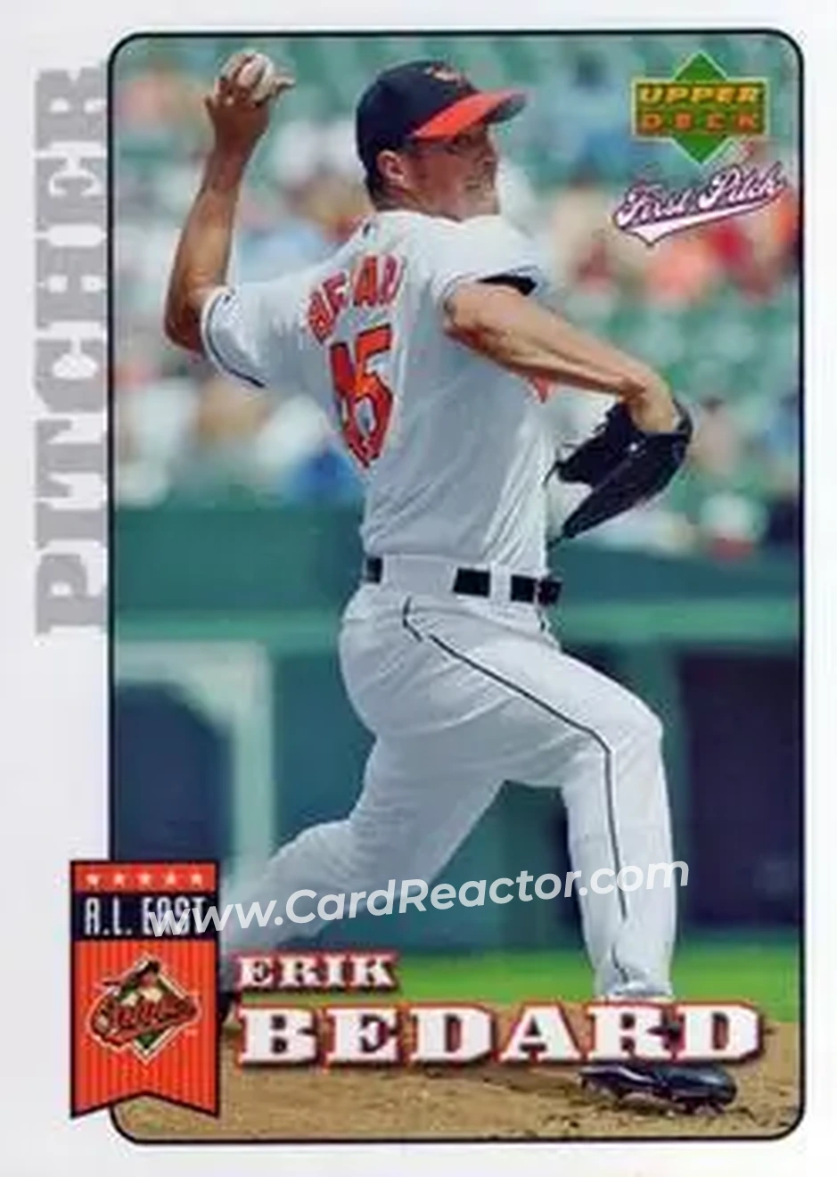 2006 Upper Deck First Pitch #16 - Erik Bedard - Baltimore Orioles - Front 2006 Upper Deck First Pitch #16 - Erik Bedard - Baltimore Orioles - Front