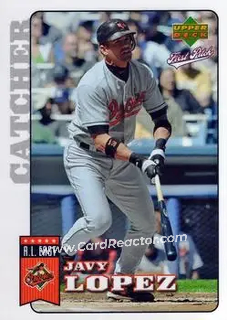 2006 Upper Deck First Pitch #17 - Javier Lopez - Baltimore Orioles - Front 2006 Upper Deck First Pitch #17 - Javier Lopez - Baltimore Orioles - Front