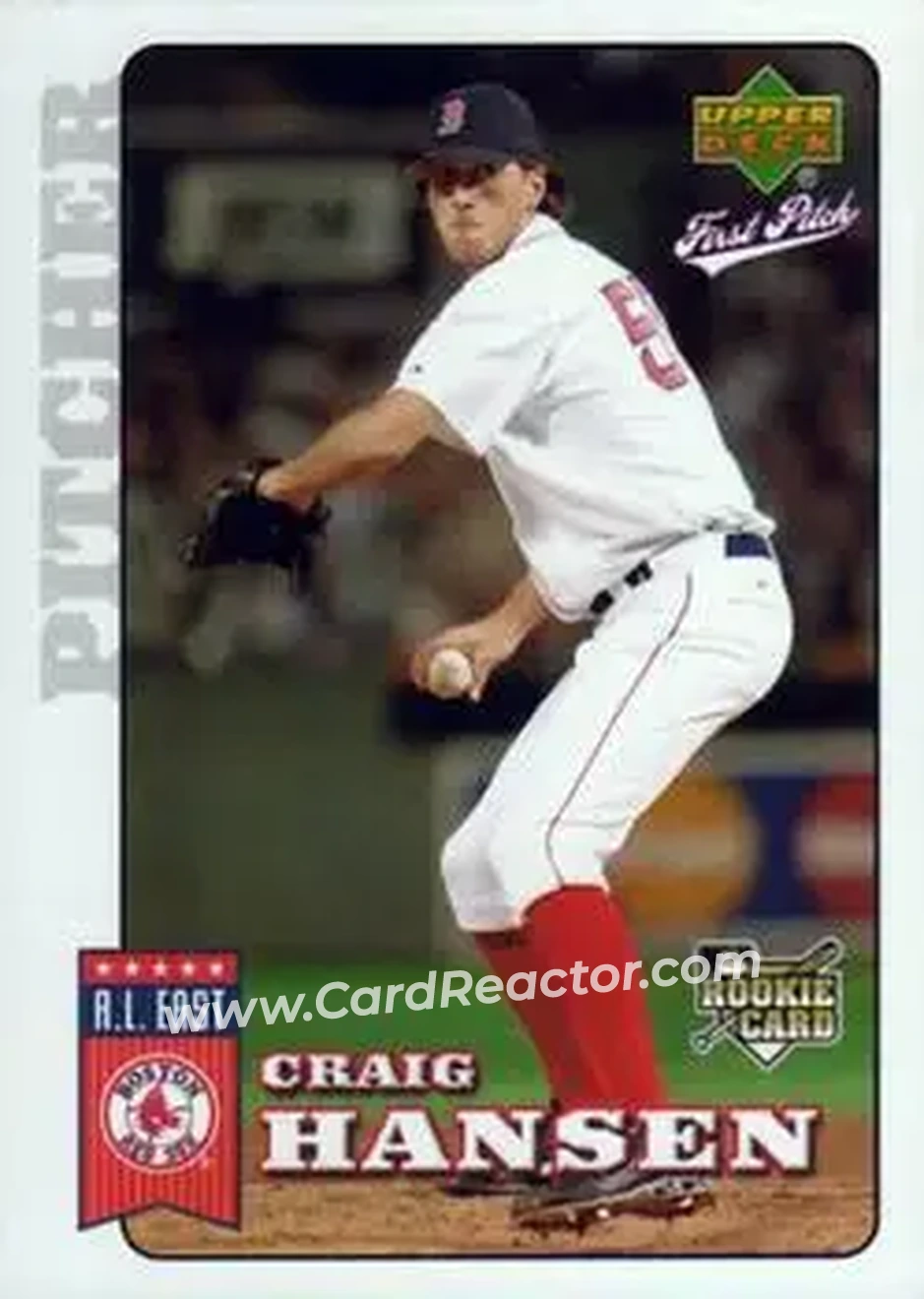 2006 Upper Deck First Pitch #22 - Craig Hansen - Boston Red Sox - Front 2006 Upper Deck First Pitch #22 - Craig Hansen - Boston Red Sox - Front