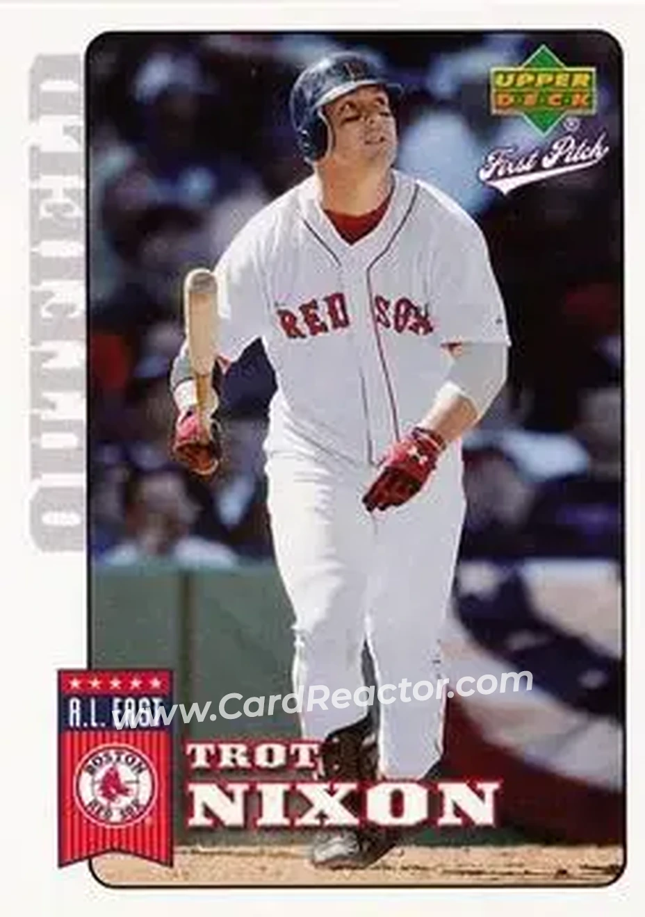 2006 Upper Deck First Pitch #29 - Trot Nixon - Boston Red Sox - Front 2006 Upper Deck First Pitch #29 - Trot Nixon - Boston Red Sox - Front