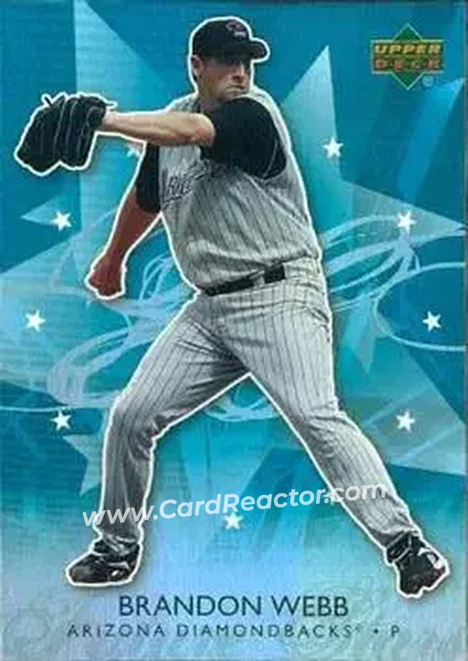 2006 Upper Deck Future Stars #3 - Brandon Webb - Arizona Diamondbacks - Front 2006 Upper Deck Future Stars #3 - Brandon Webb - Arizona Diamondbacks - Front