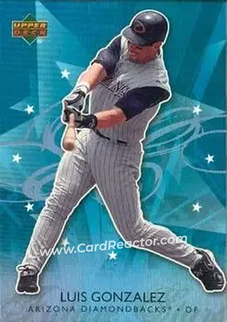 2006 Upper Deck Future Stars #4 - Luis Gonzalez - Arizona Diamondbacks - Front 2006 Upper Deck Future Stars #4 - Luis Gonzalez - Arizona Diamondbacks - Front