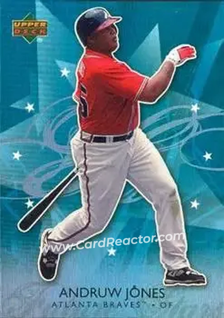 2006 Upper Deck Future Stars #5 - Andruw Jones - Atlanta Braves - Front