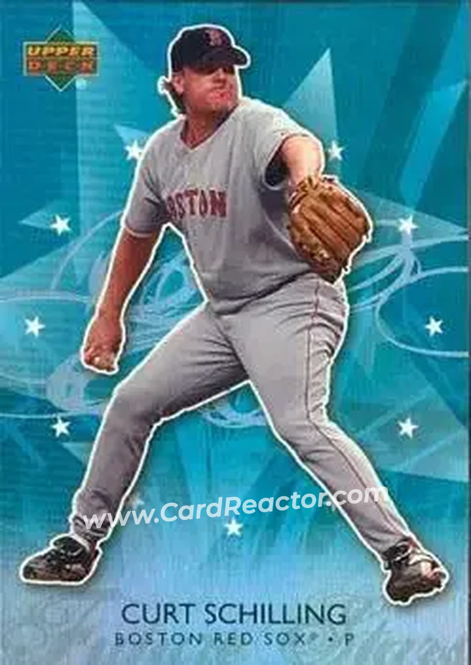 2006 Upper Deck Future Stars #8 - Curt Schilling - Boston Red Sox - Front 2006 Upper Deck Future Stars #8 - Curt Schilling - Boston Red Sox - Front