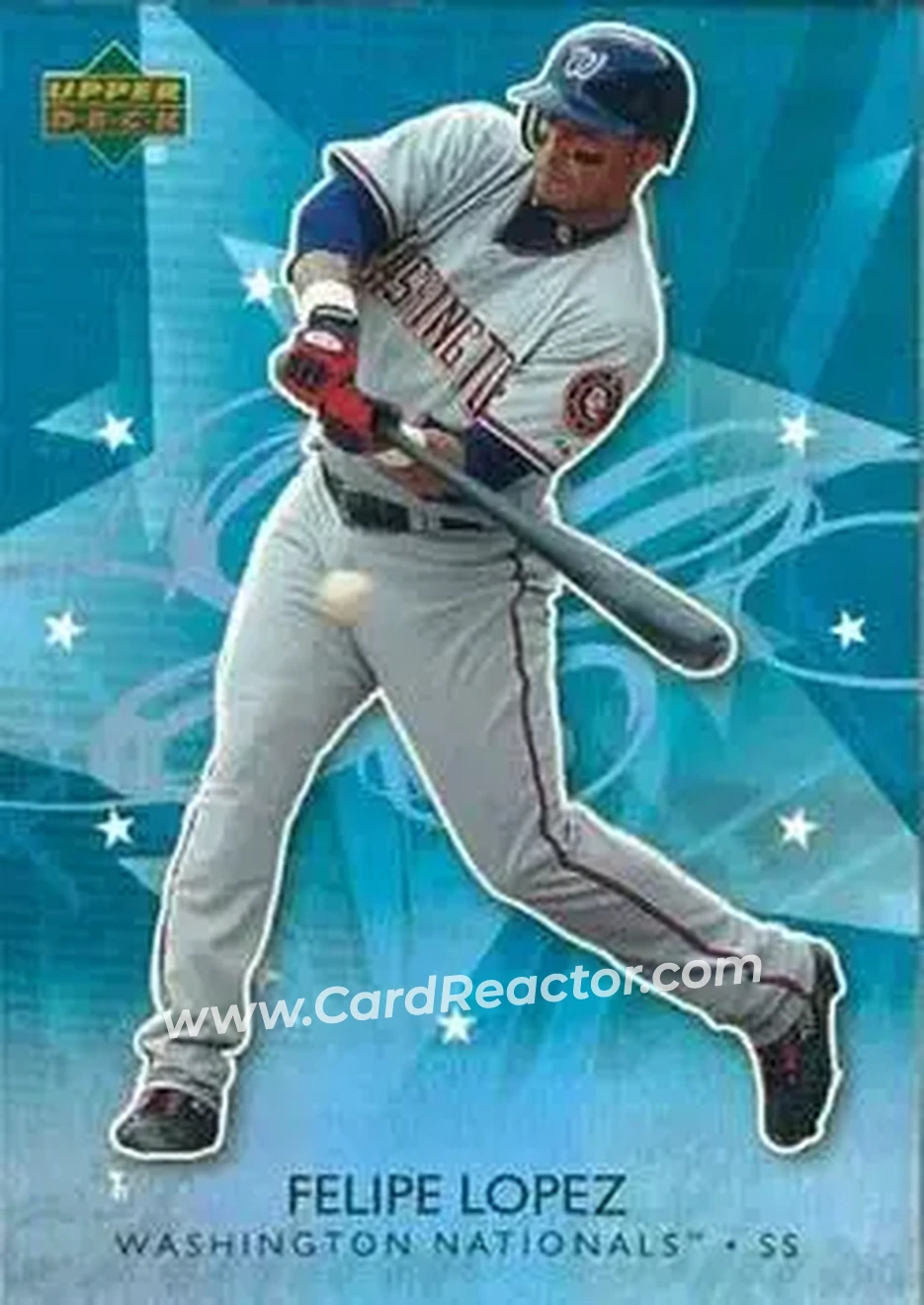 2006 Upper Deck Future Stars #19 - Felipe Lopez - Washington Nationals - Front 2006 Upper Deck Future Stars #19 - Felipe Lopez - Washington Nationals - Front