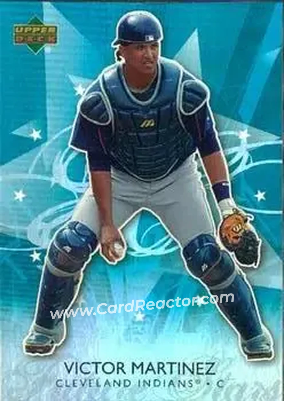 2006 Upper Deck Future Stars #21 - Victor Martinez - Cleveland Indians - Front 2006 Upper Deck Future Stars #21 - Victor Martinez - Cleveland Indians - Front