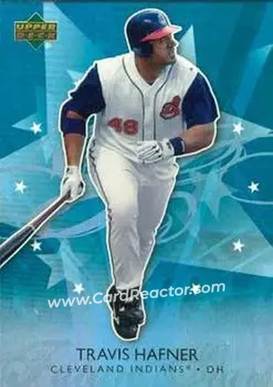 2006 Upper Deck Future Stars #20 - Travis Hafner - Cleveland Indians - Front 2006 Upper Deck Future Stars #20 - Travis Hafner - Cleveland Indians - Front