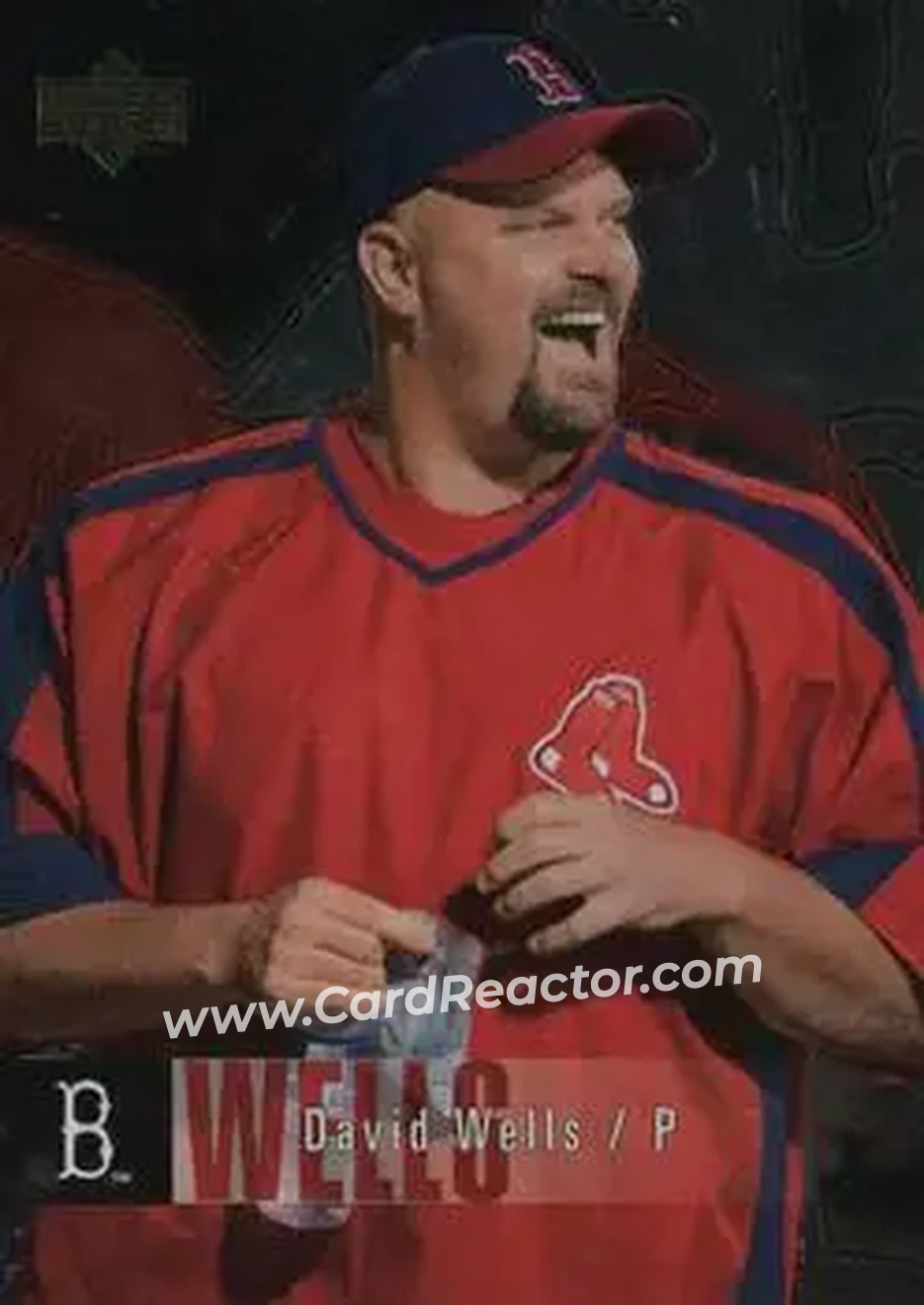 2006 Upper Deck Special F/X #74 - David Wells - Boston Red Sox - Front 2006 Upper Deck Special F/X #74 - David Wells - Boston Red Sox - Front