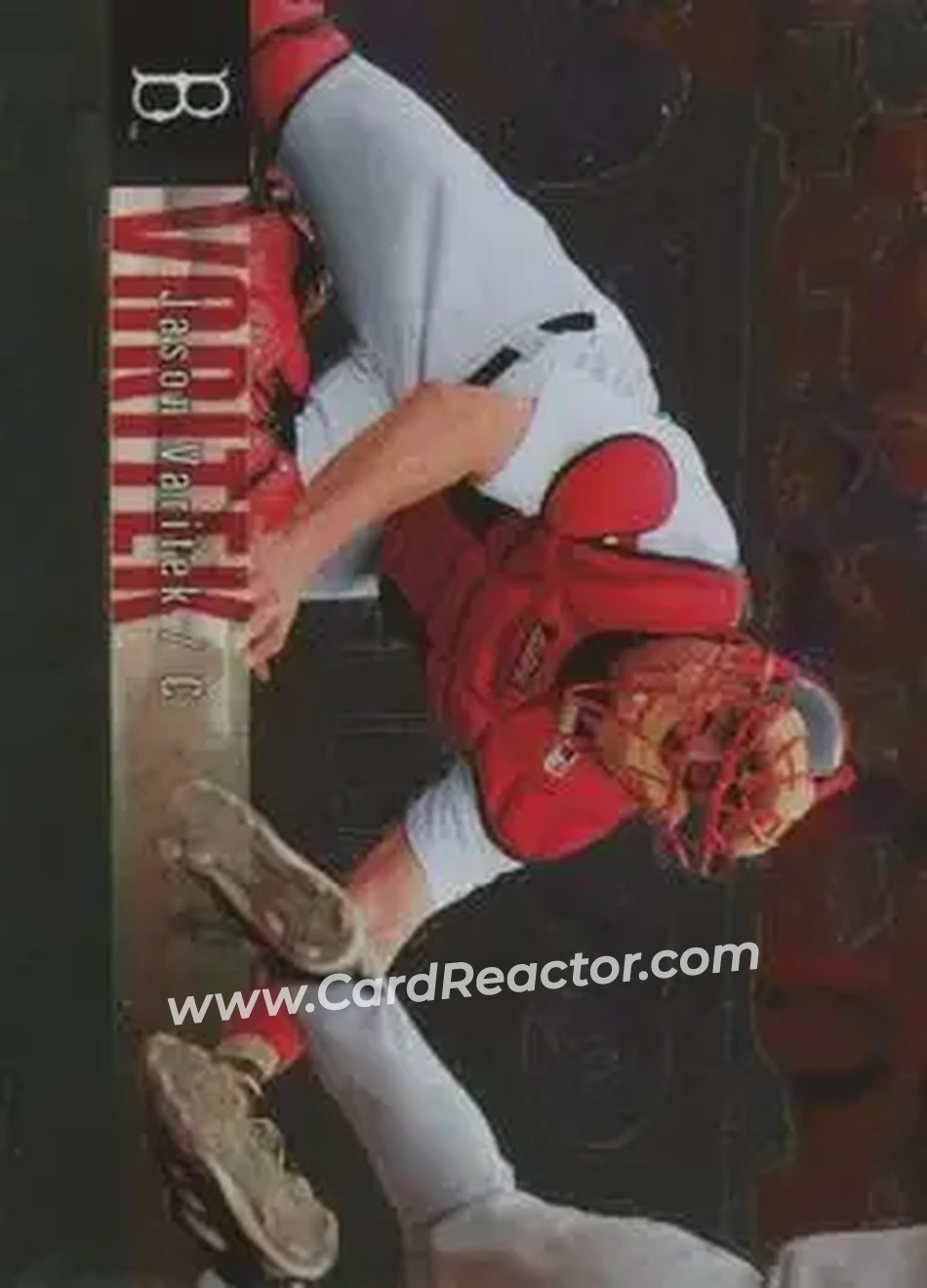 2006 Upper Deck Special F/X #77 - Jason Varitek - Boston Red Sox - Front 2006 Upper Deck Special F/X #77 - Jason Varitek - Boston Red Sox - Front