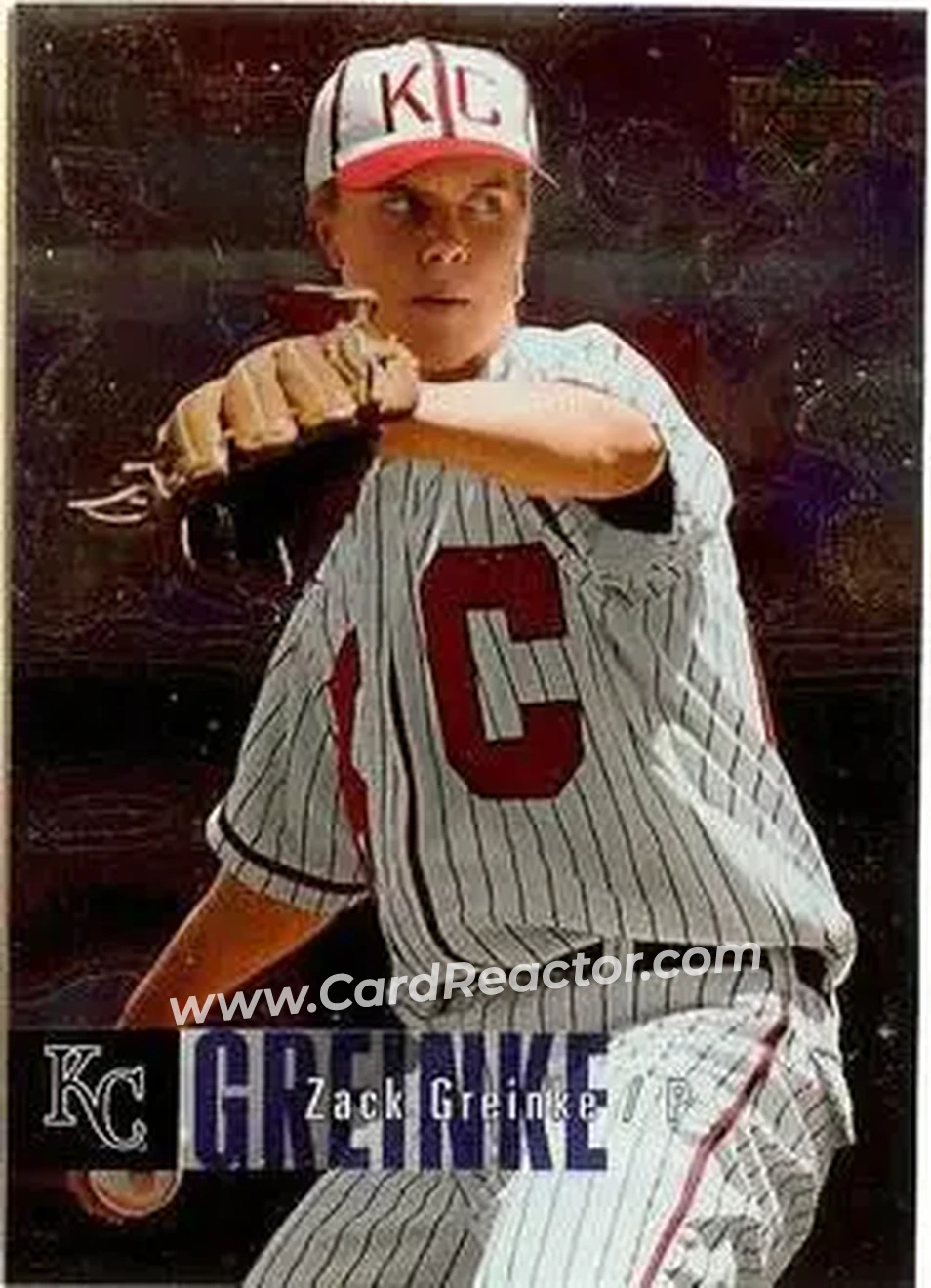 2006 Upper Deck Special F/X #235 - Zack Greinke - Kansas City Royals - Front 2006 Upper Deck Special F/X #235 - Zack Greinke - Kansas City Royals - Front