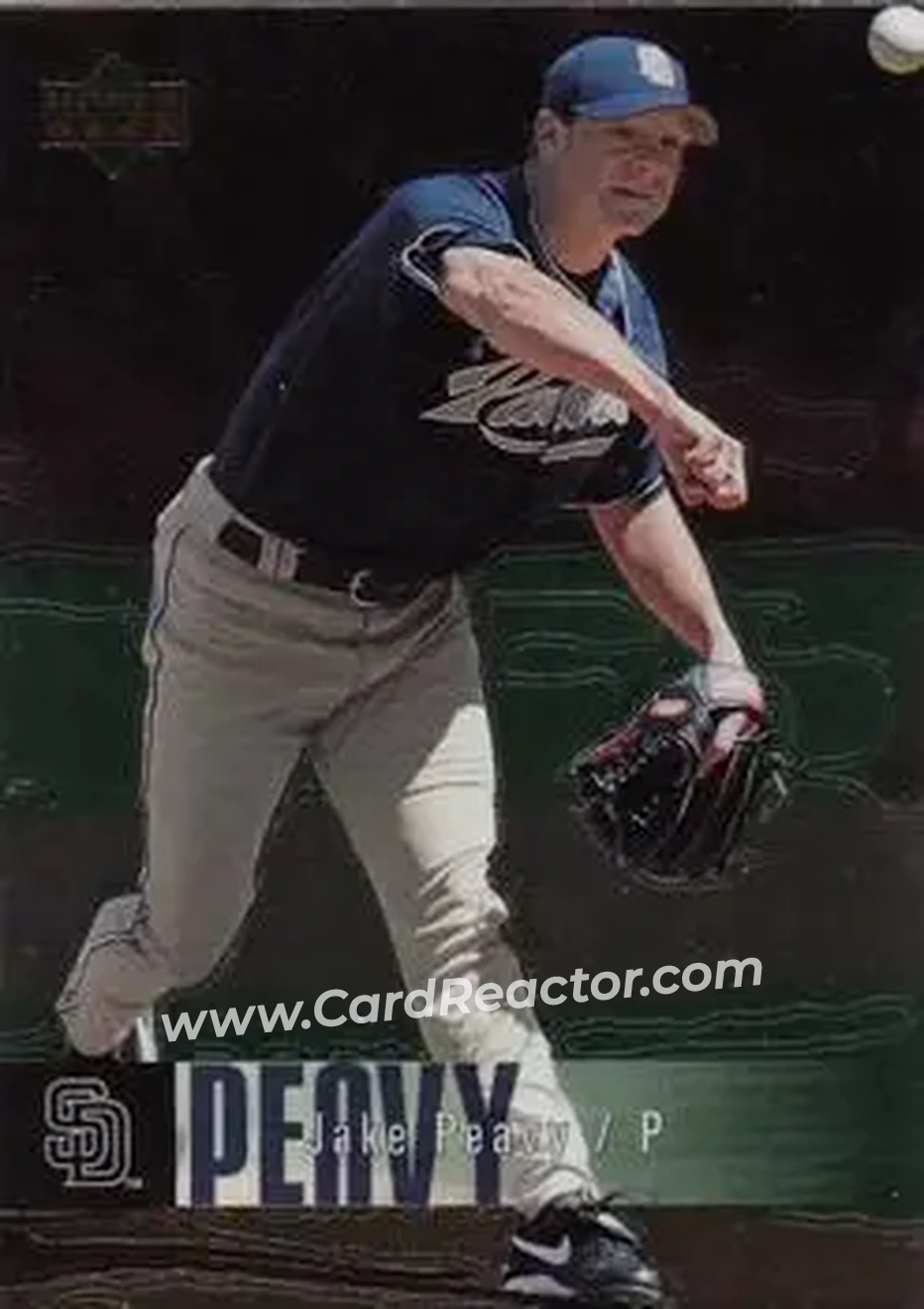2006 Upper Deck Special F/X #376 - Jake Peavy - San Diego Padres - Front 2006 Upper Deck Special F/X #376 - Jake Peavy - San Diego Padres - Front