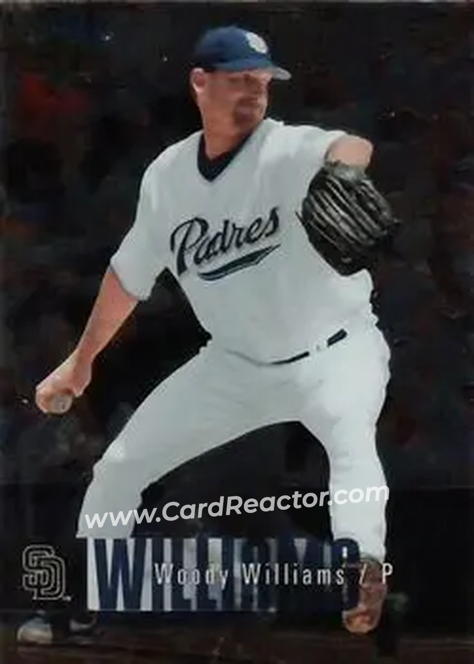 2006 Upper Deck Special F/X #384 - Woody Williams - San Diego Padres - Front 2006 Upper Deck Special F/X #384 - Woody Williams - San Diego Padres - Front